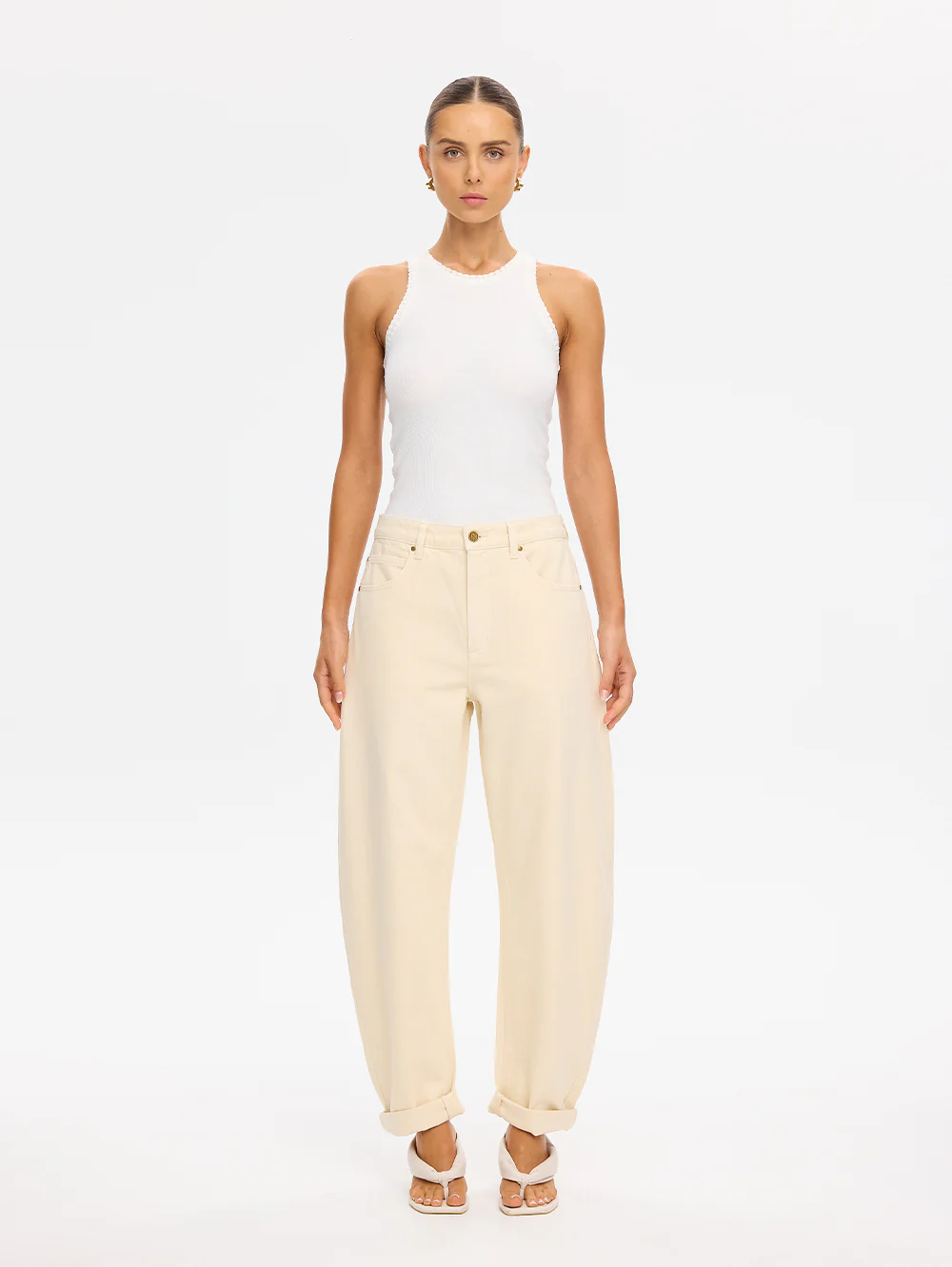 Evita Denim Barrel Jean - Image 7