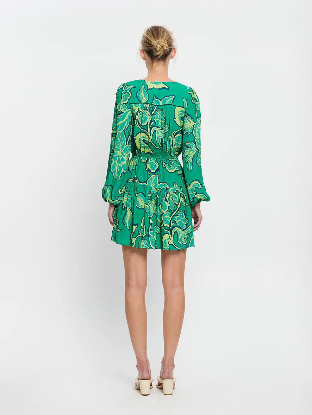Fiora Tie Front Mini Dress - Image 5