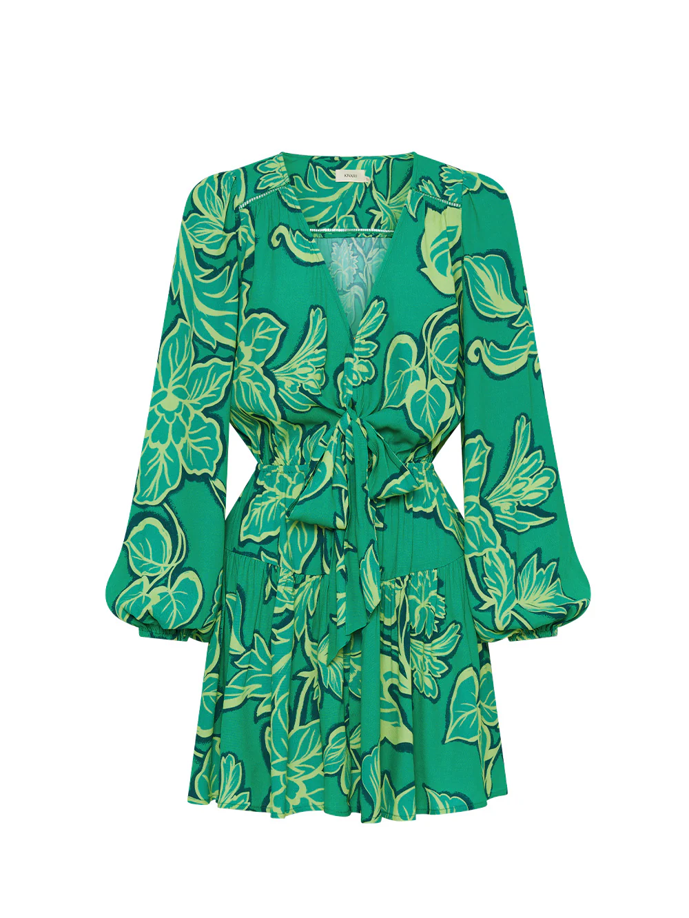 Fiora Tie Front Mini Dress - Image 7