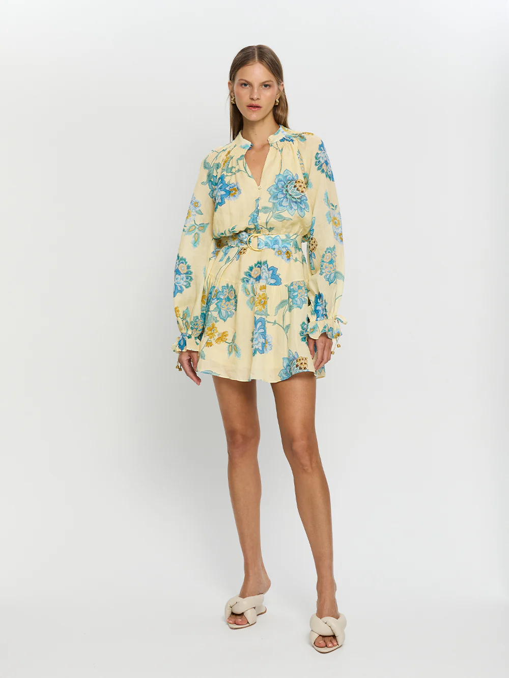 Giselle Blouson Sleeve Mini Dress - Image 2