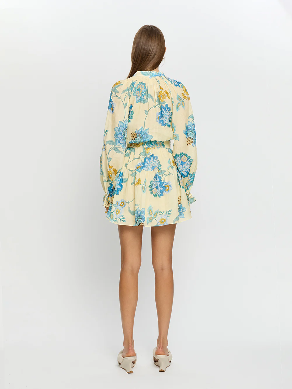 Giselle Blouson Sleeve Mini Dress - Image 4