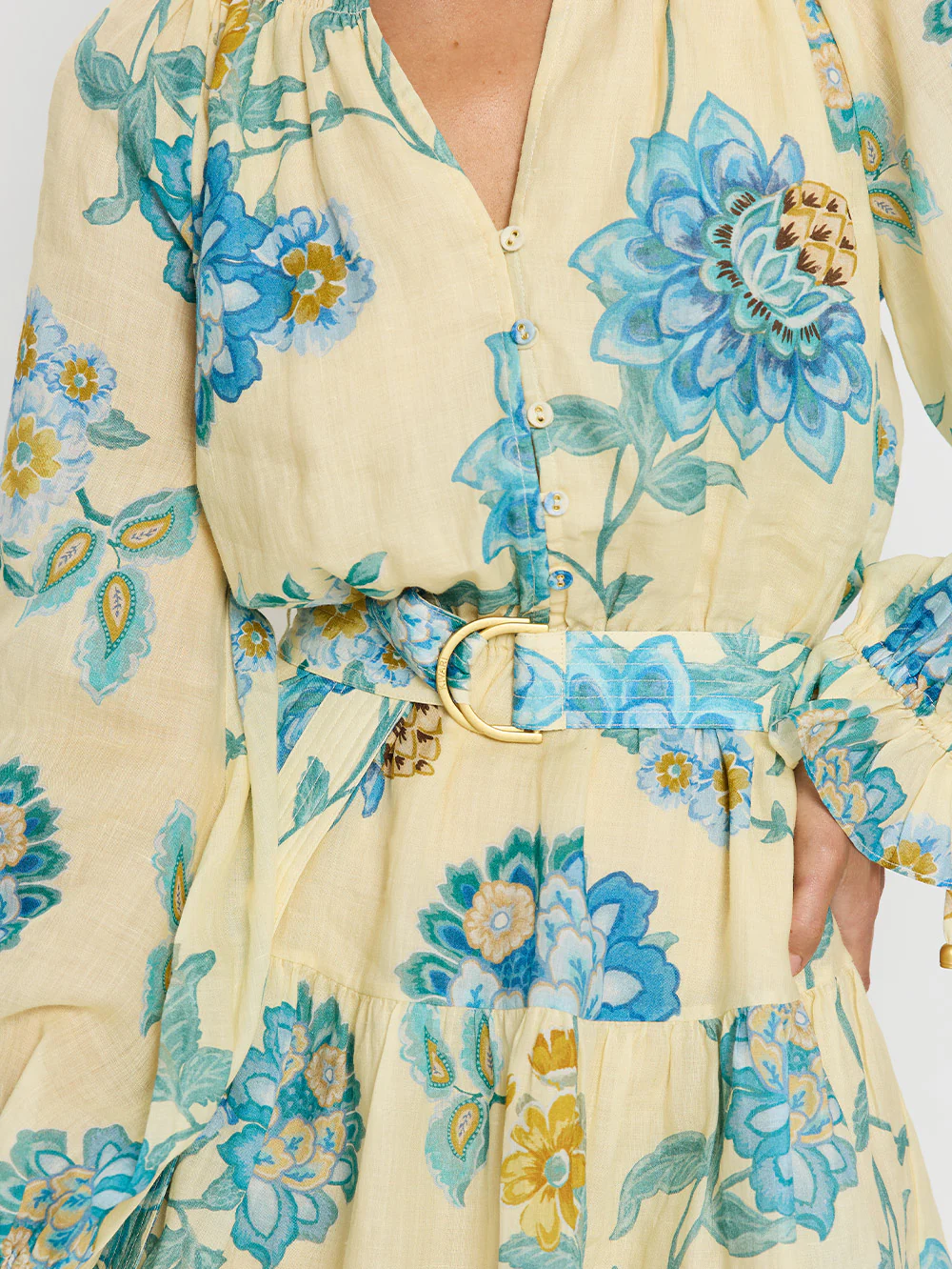 Giselle Blouson Sleeve Mini Dress - Image 5