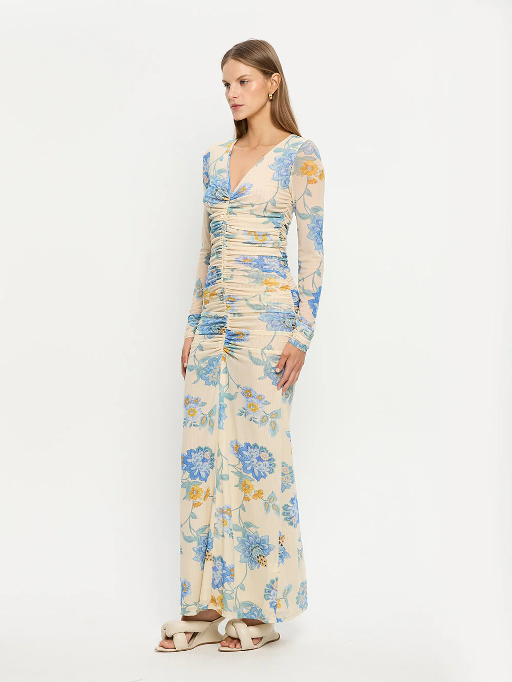 Giselle Mesh Maxi Dress - Image 2
