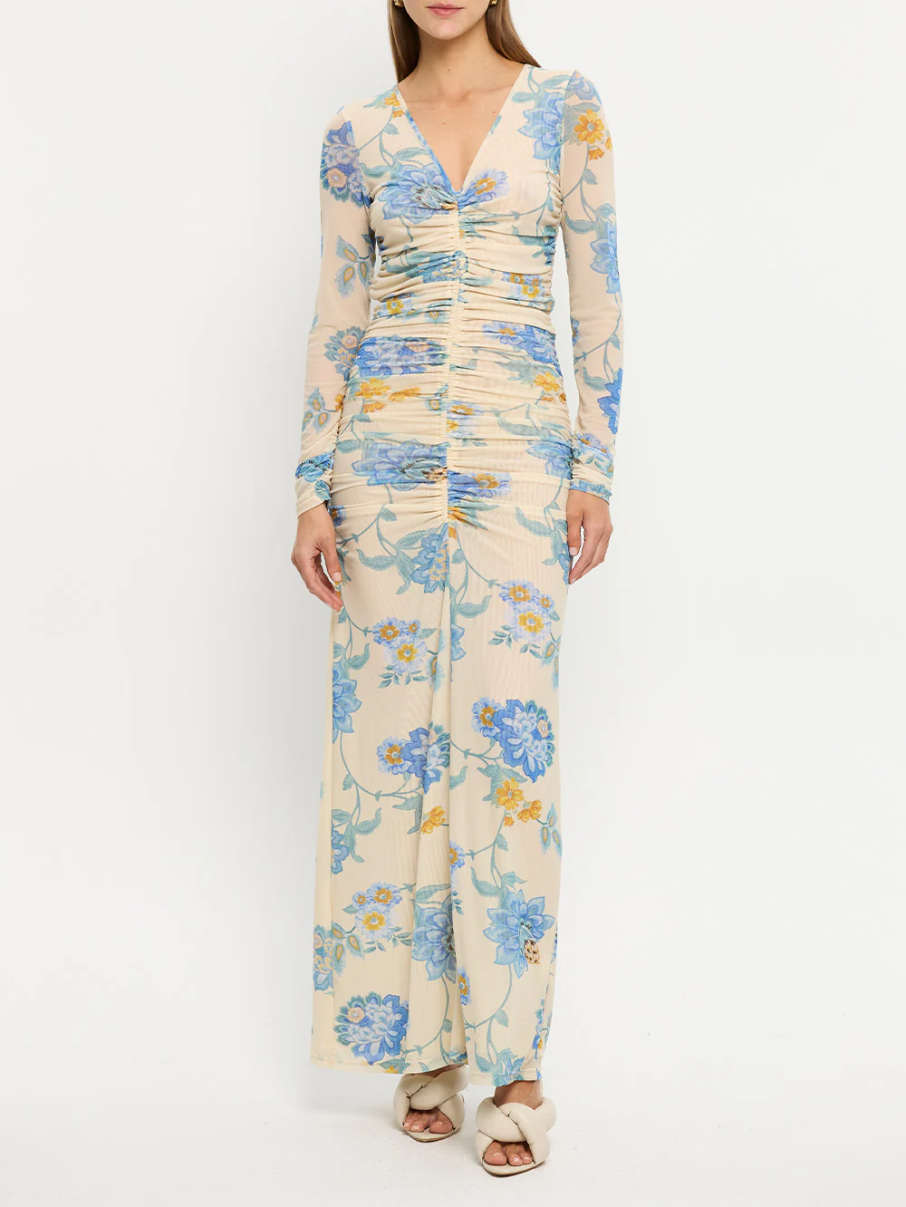 Giselle Mesh Maxi Dress - Image 5