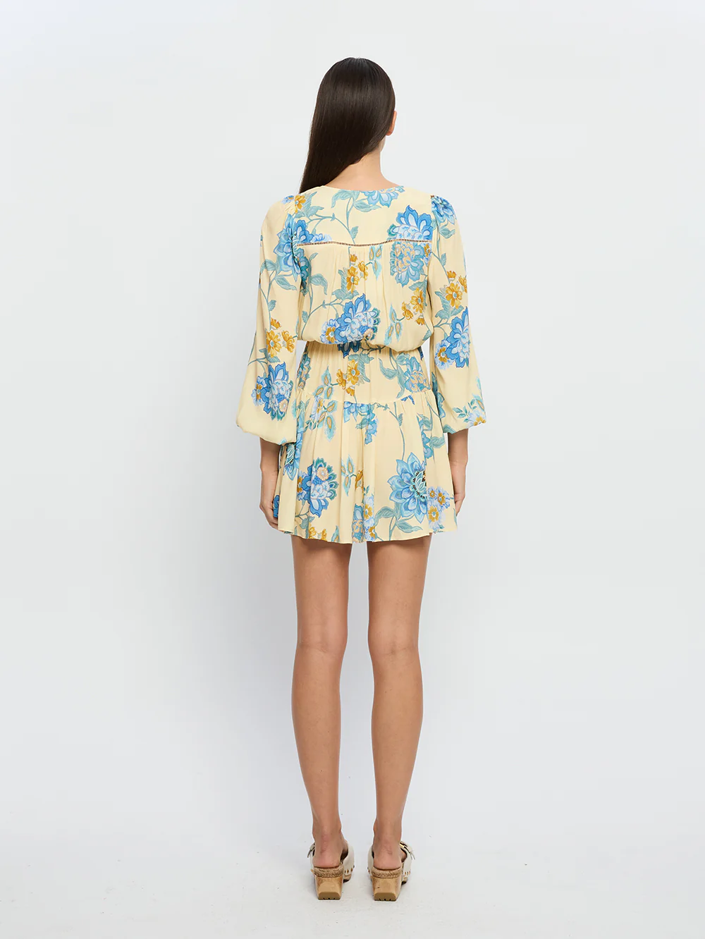 Giselle Tie Front Mini Dress - Image 4