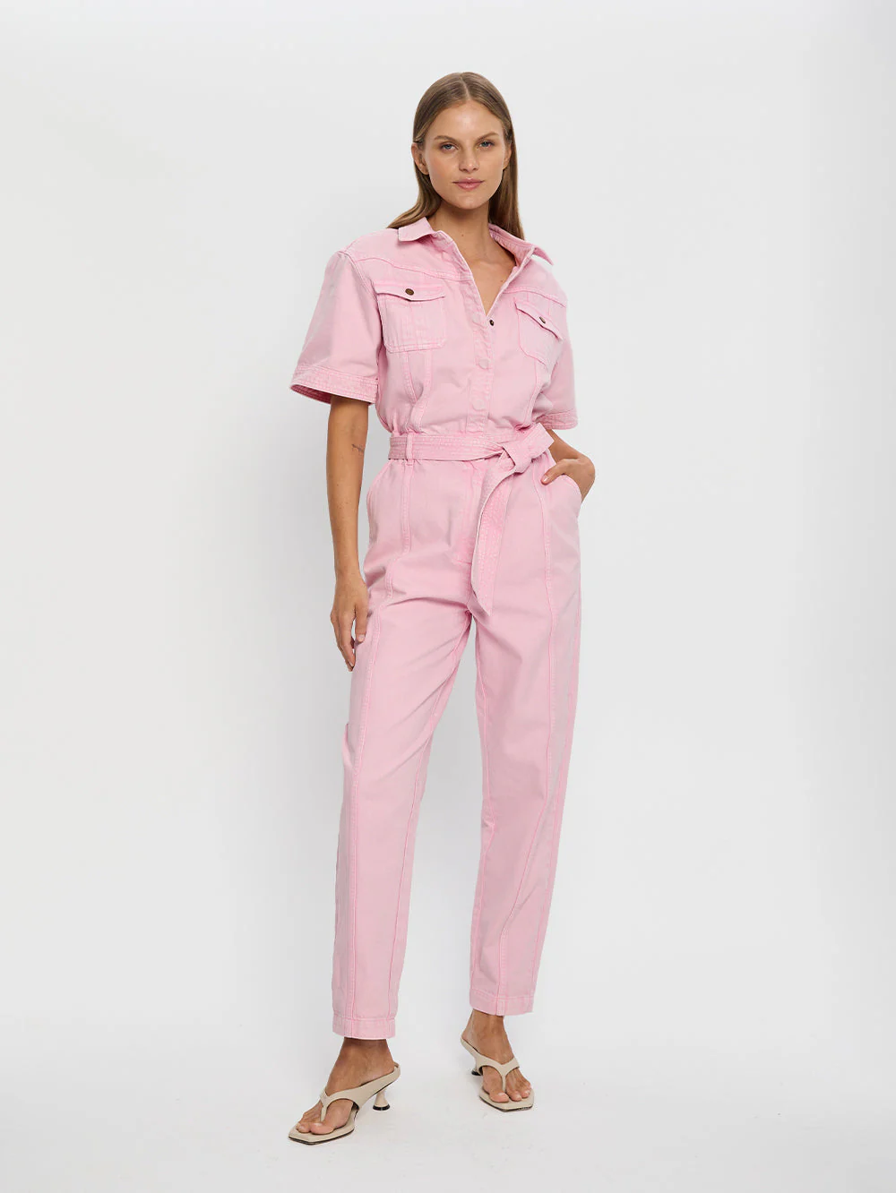 Grace Denim Boilersuit - Image 2