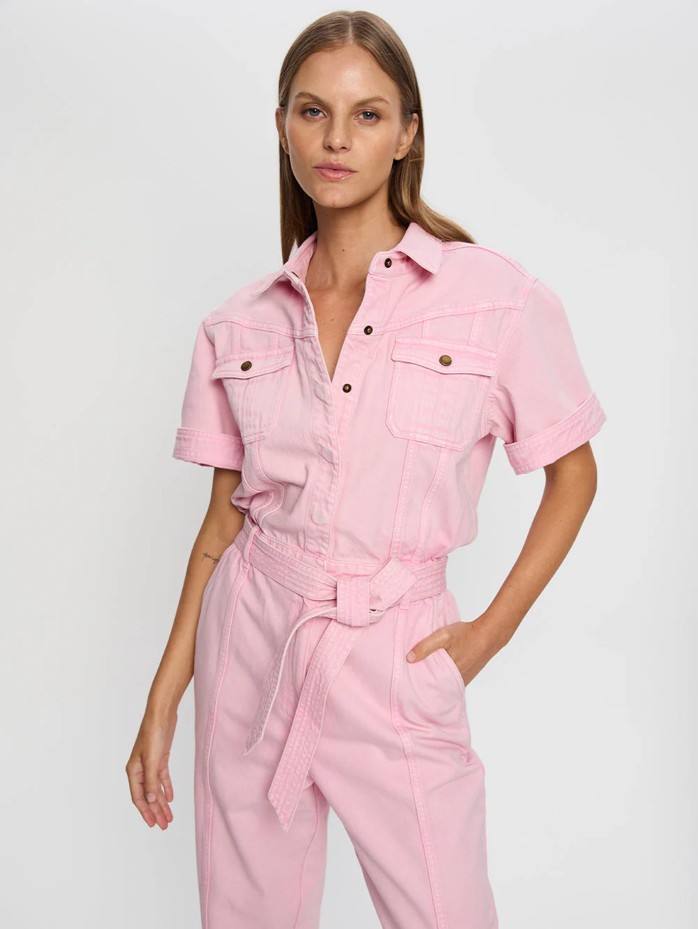 Grace Denim Boilersuit - Image 5