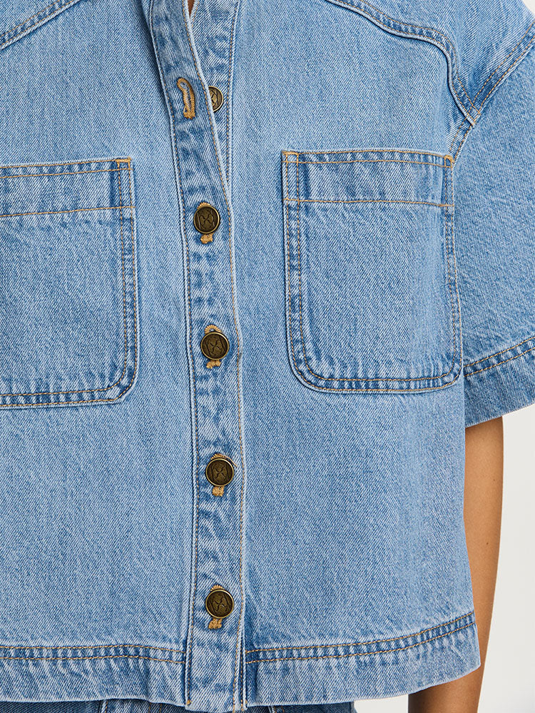 Hester Denim Shirt - Image 4