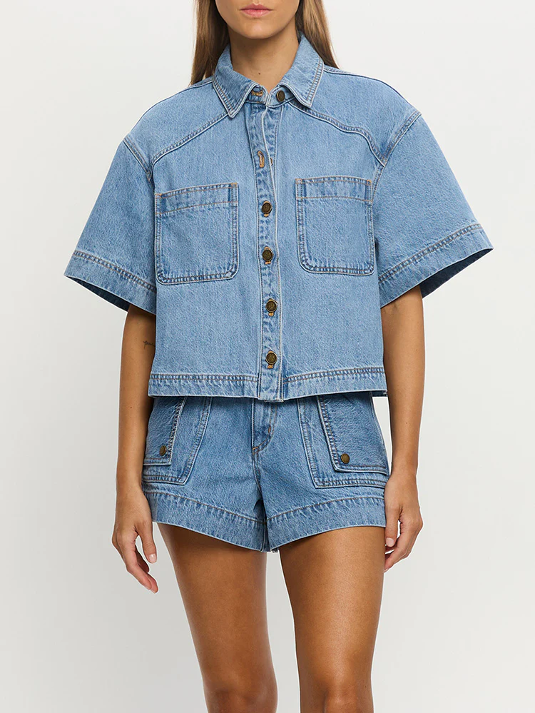 Hester Denim Shirt - Image 6