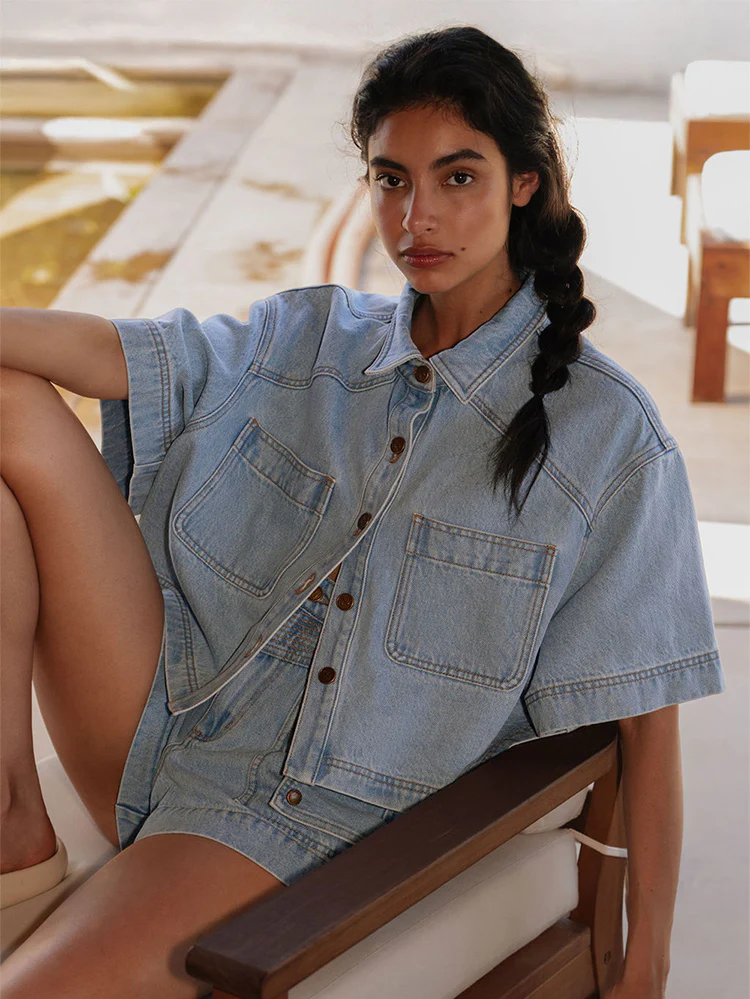 Hester Denim Shirt - Image 7