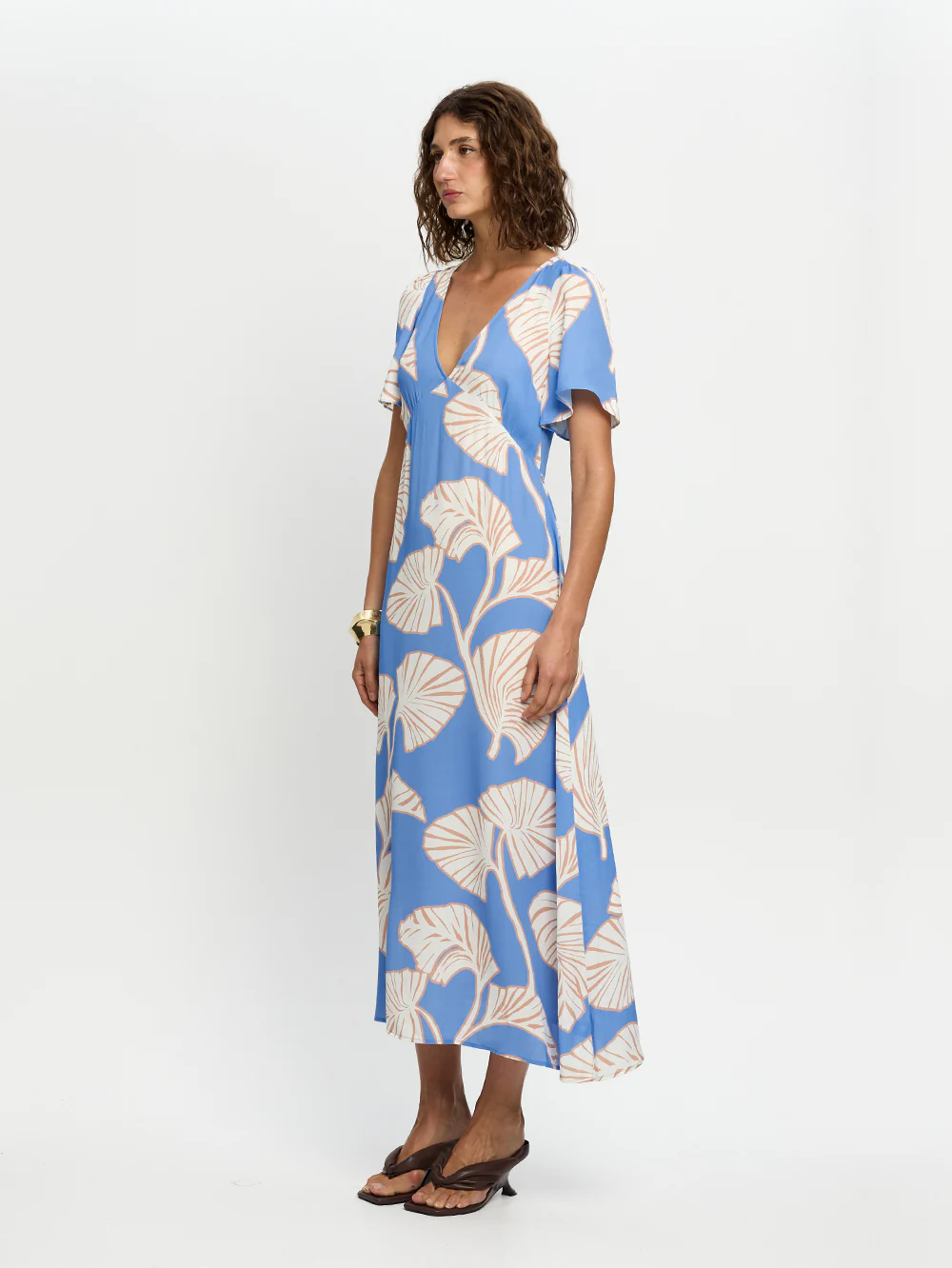 Ilana Sleeved Midi Dress - Image 2