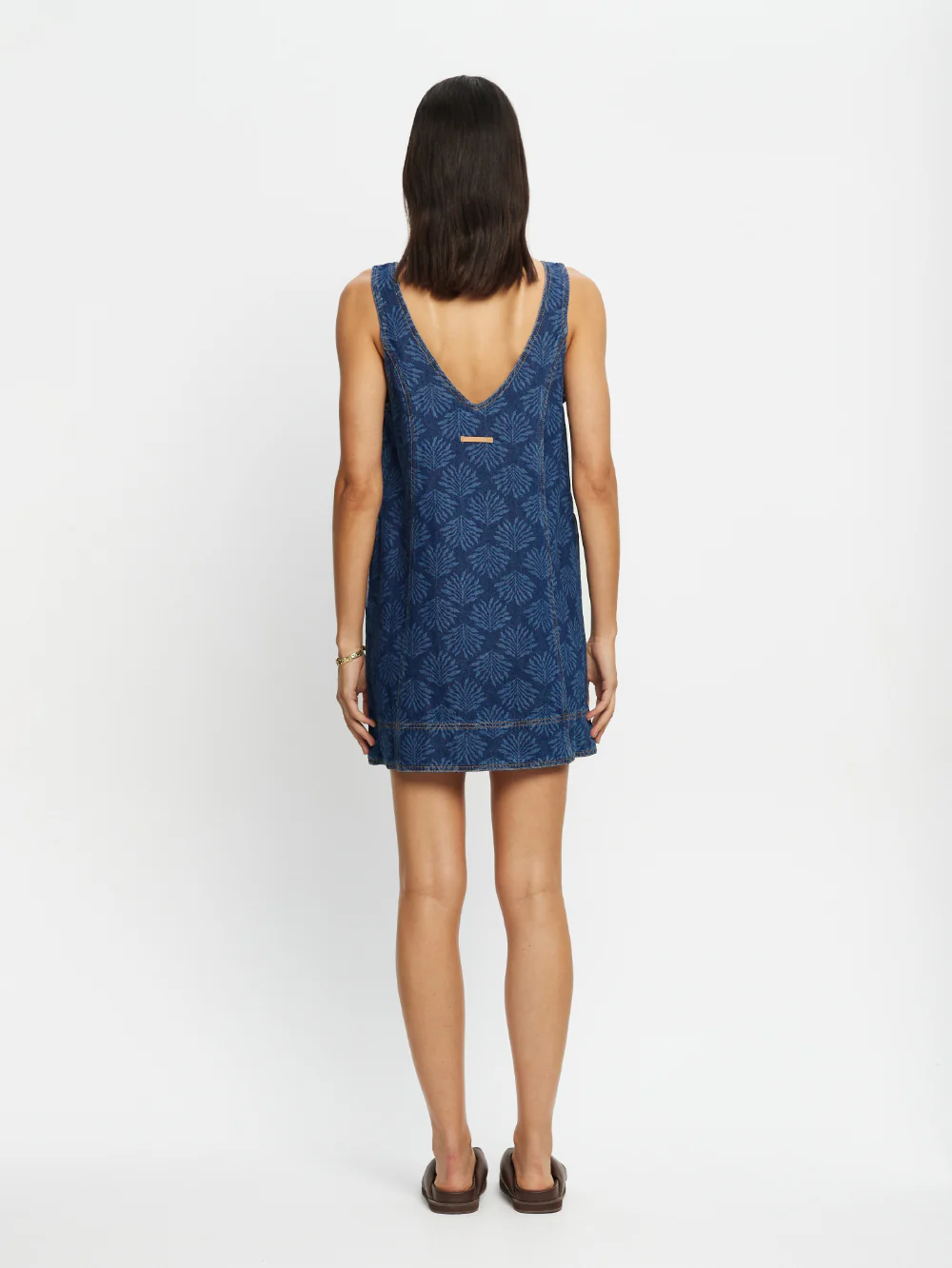 Ilaria Denim Mini Dress - Image 6