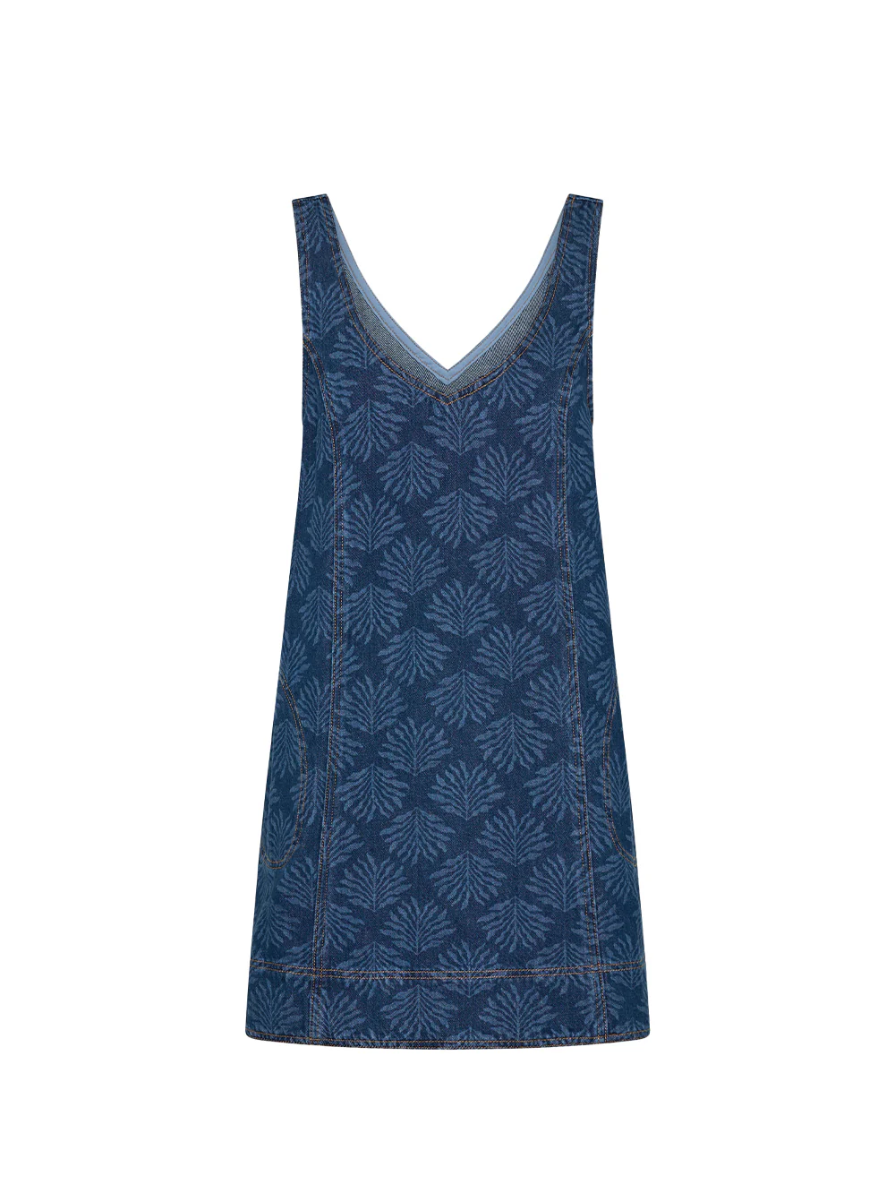 Ilaria Denim Mini Dress - Image 8