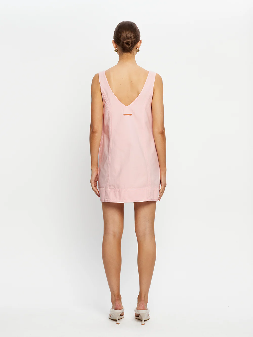 Ilaria Denim Mini Dress - Image 3
