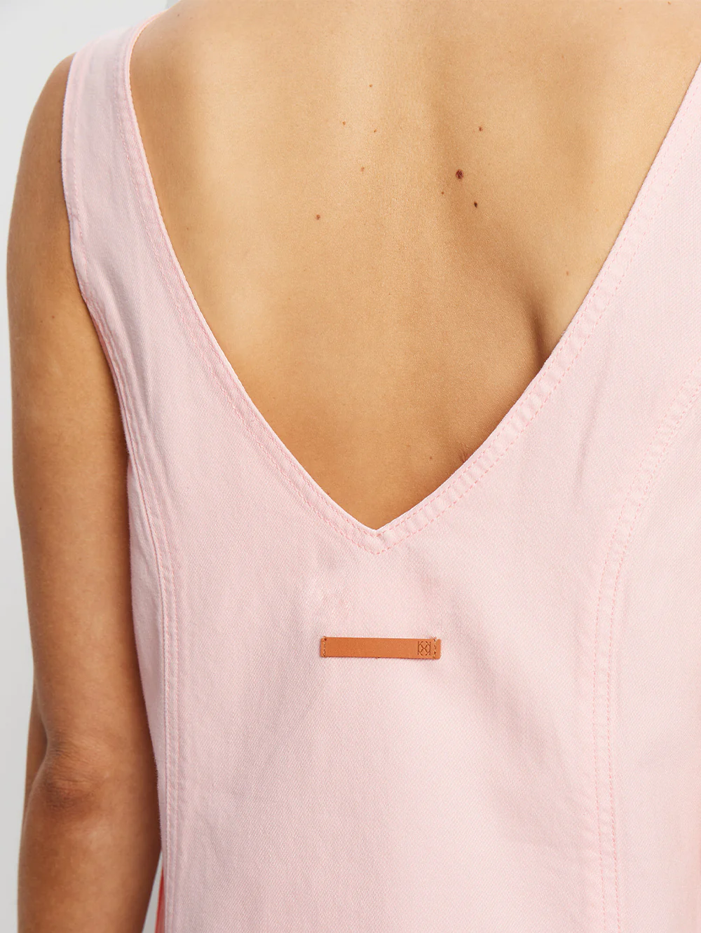 Ilaria Denim Mini Dress - Image 4