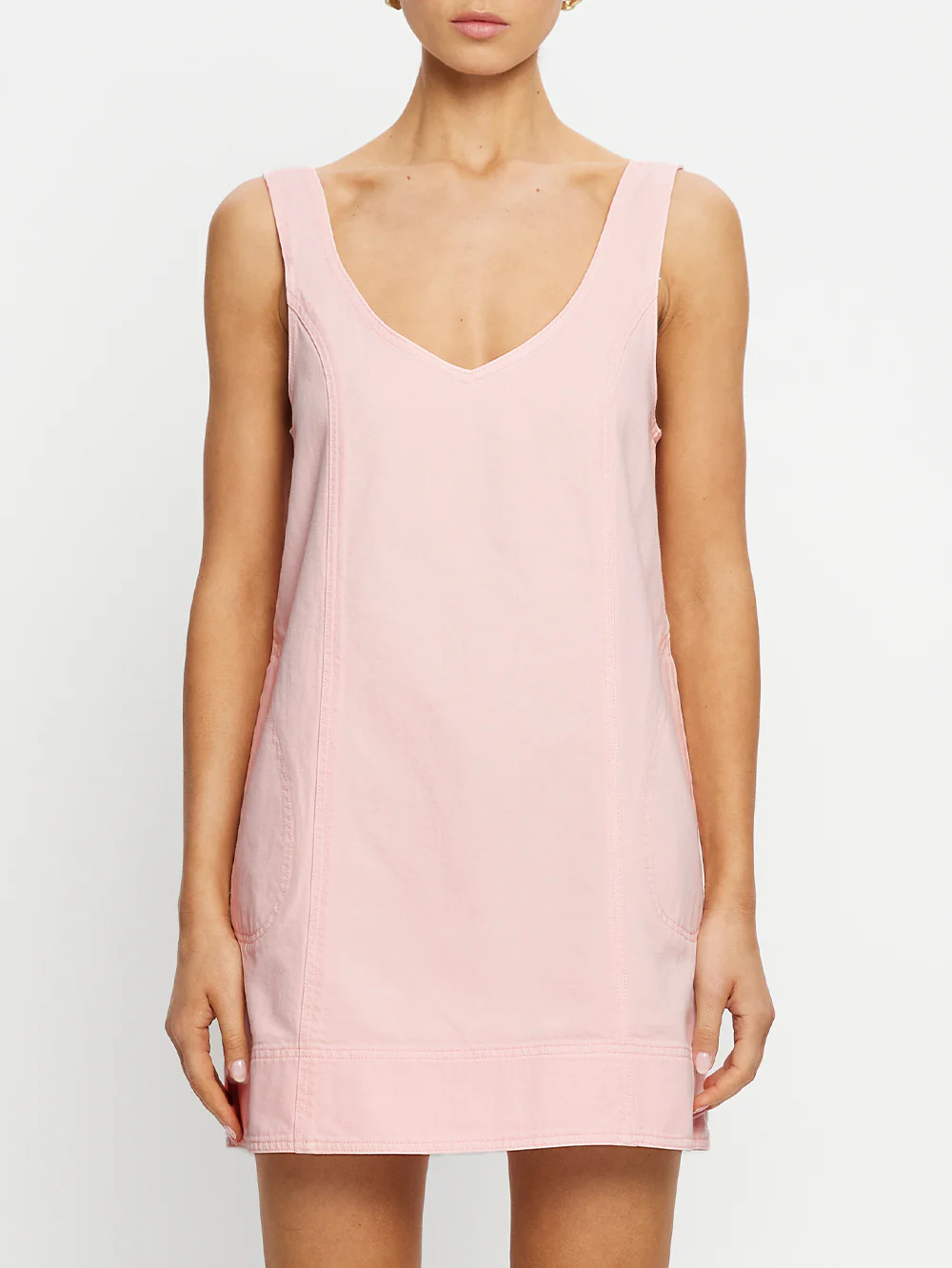 Ilaria Denim Mini Dress - Image 5