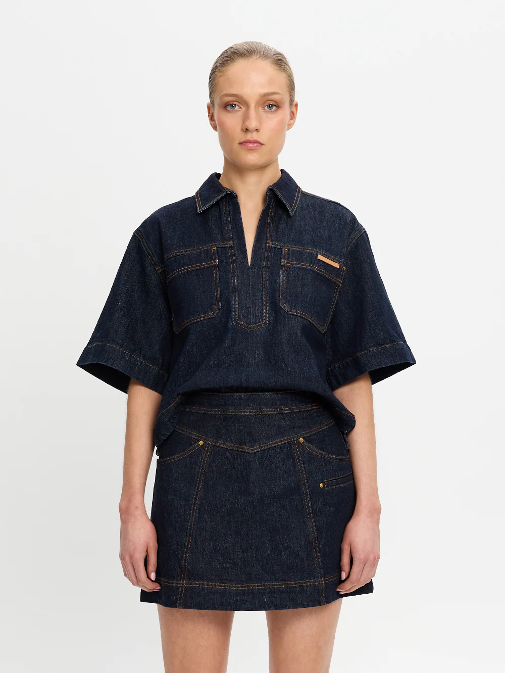 Immy Denim Mini Skirt - Image 9
