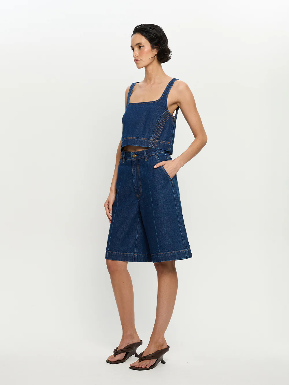 Indie Denim Bermuda Short - Image 3