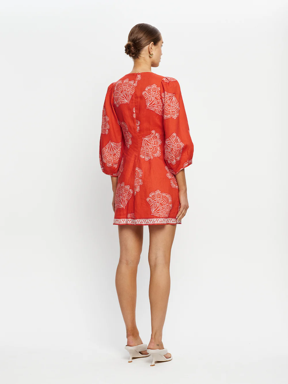 Indira Tie Front Mini Dress - Image 4