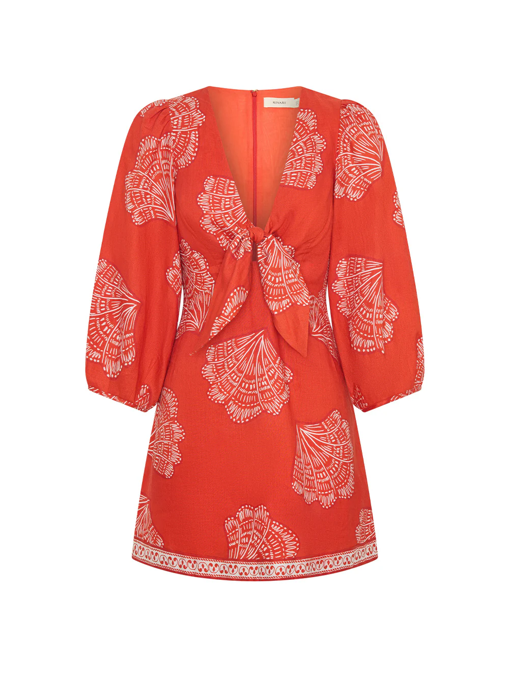 Indira Tie Front Mini Dress - Image 8