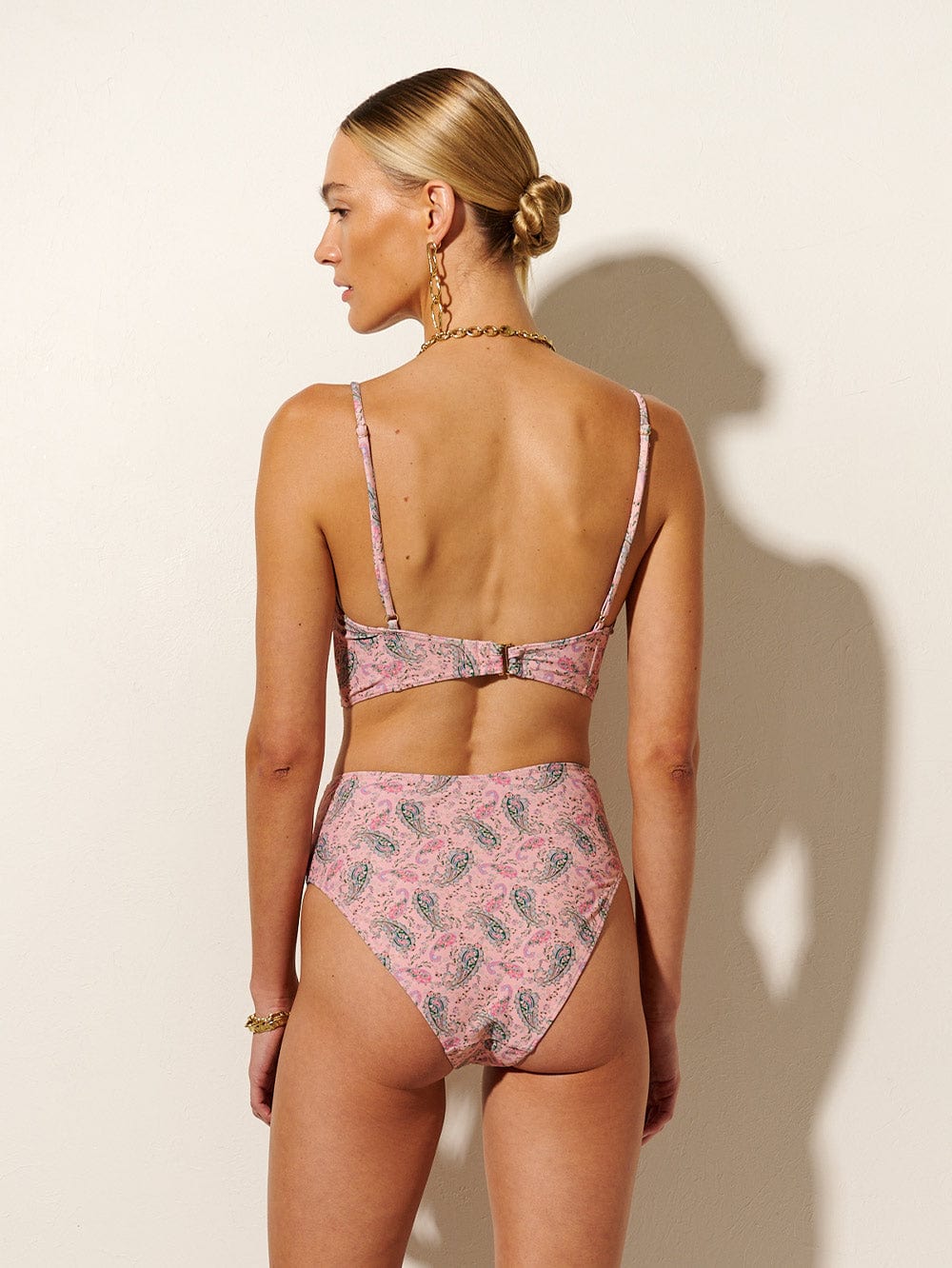 Isha High Waisted Bikini Bottom - Image 4