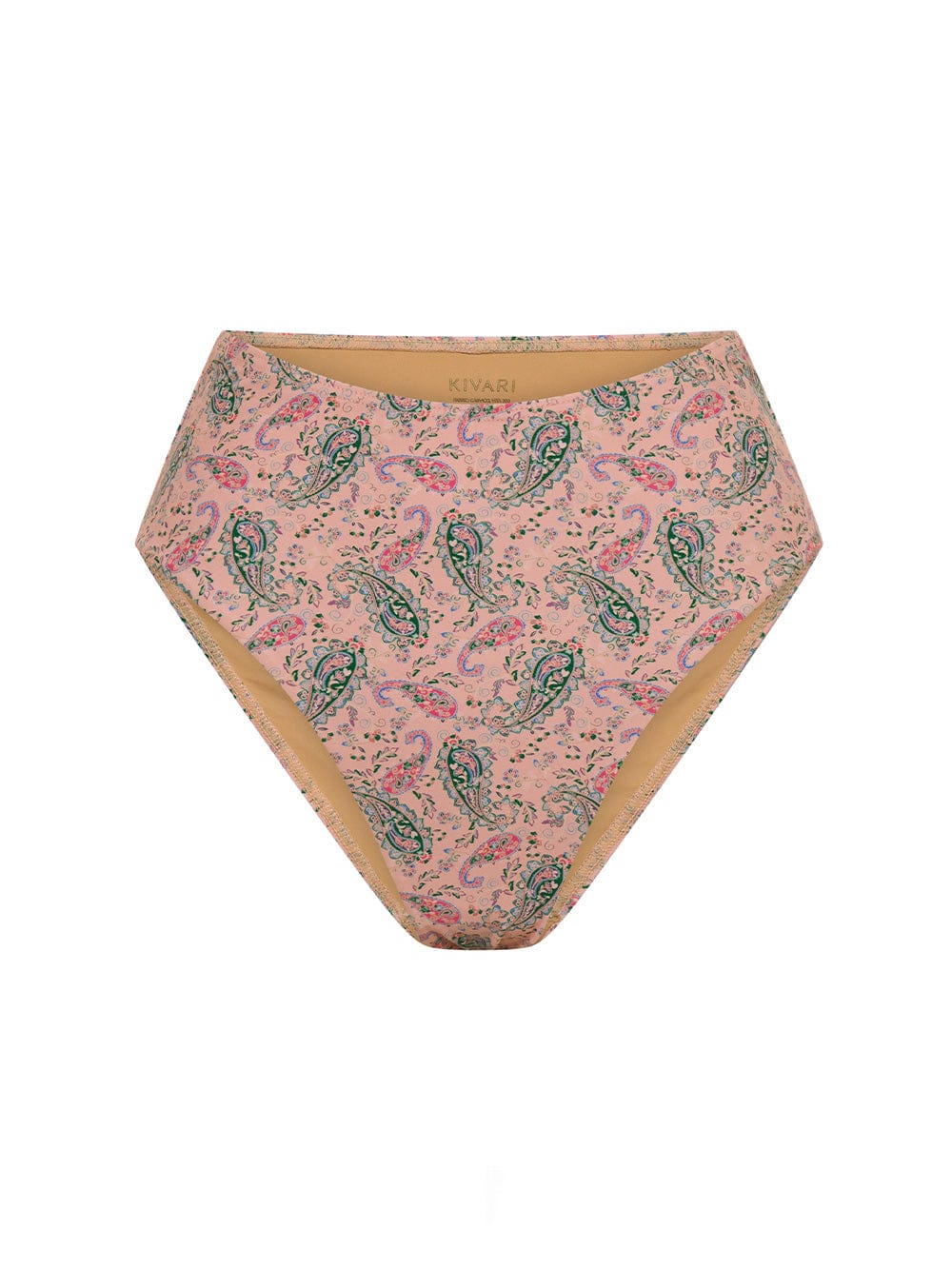 Isha High Waisted Bikini Bottom - Image 5