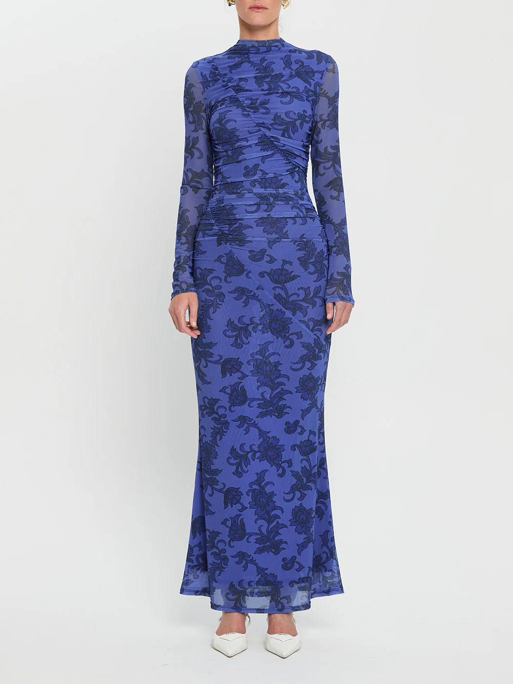 Jamie Mesh Maxi Dress - Image 7
