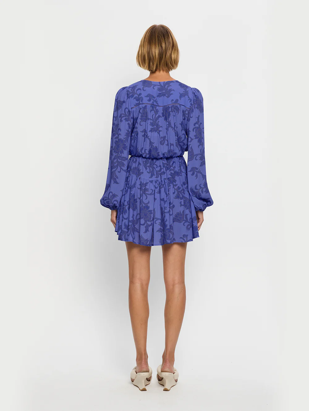 Jamie Tie Front Mini Dress - Image 3