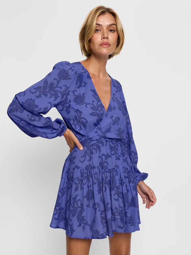 Jamie Tie Front Mini Dress - Image 6