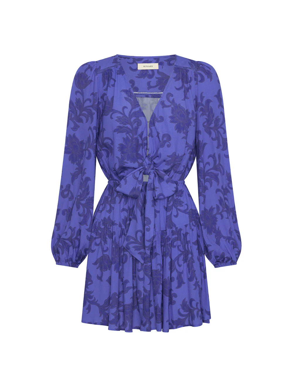 Jamie Tie Front Mini Dress - Image 7