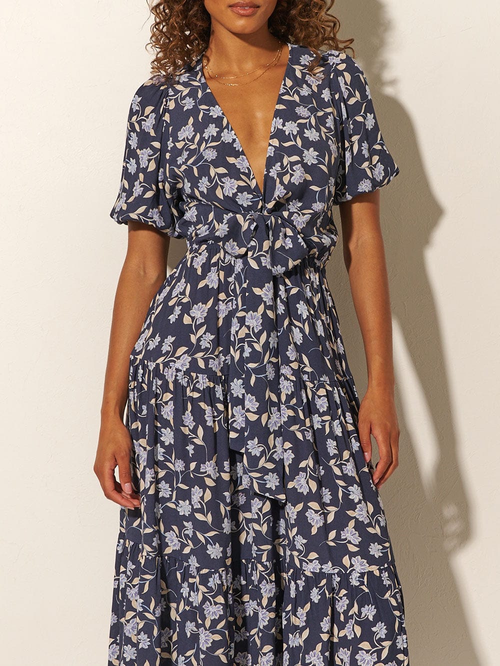 Jeanne Tie Front Midi Dress - Image 2