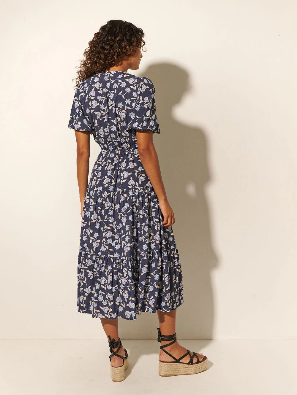 Jeanne Tie Front Midi Dress - Image 5
