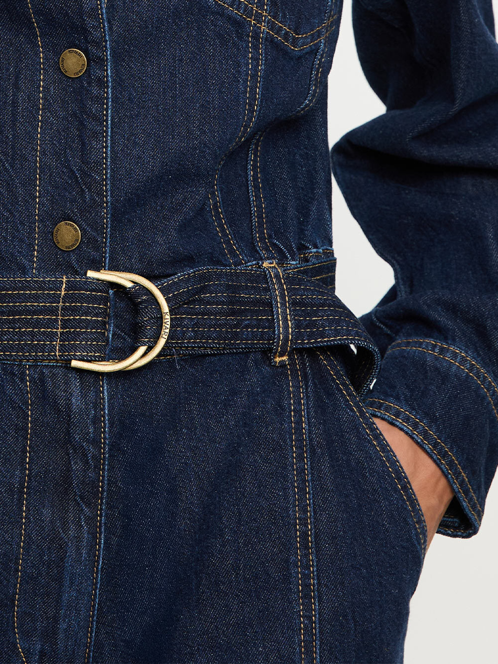 Joelle Denim Jumpsuit - Image 4