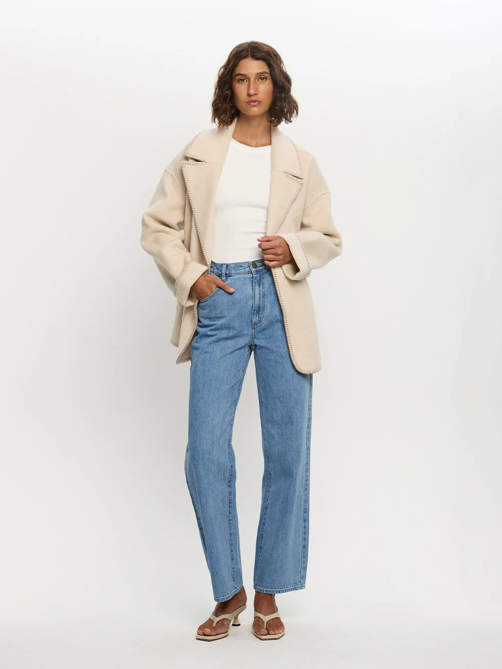 Josephina Wool Blend Coat - Image 5
