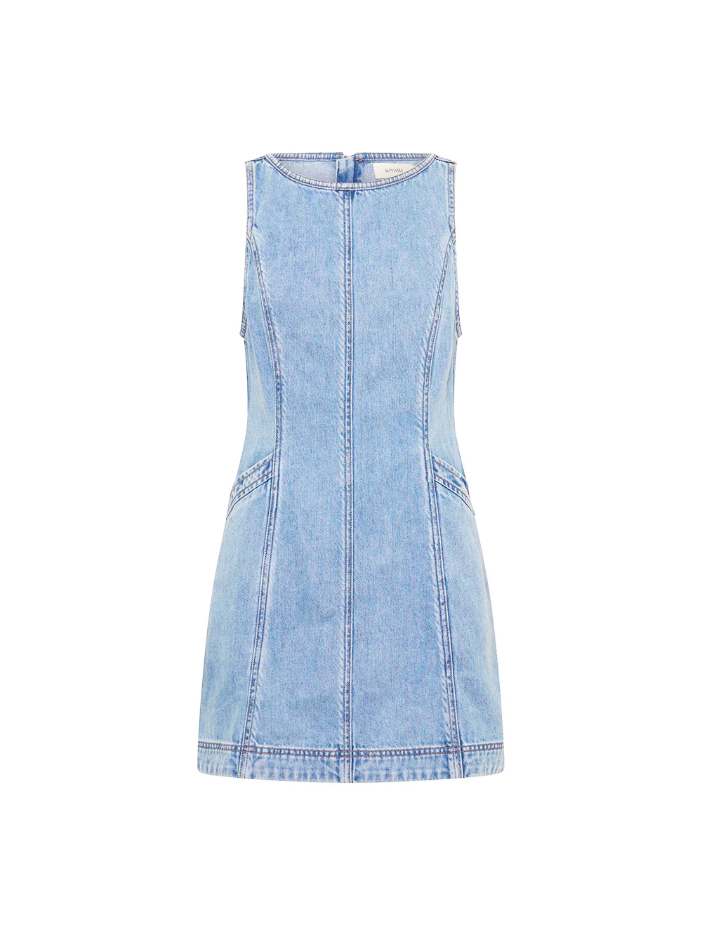 Laguna Denim Mini Dress - Image 9
