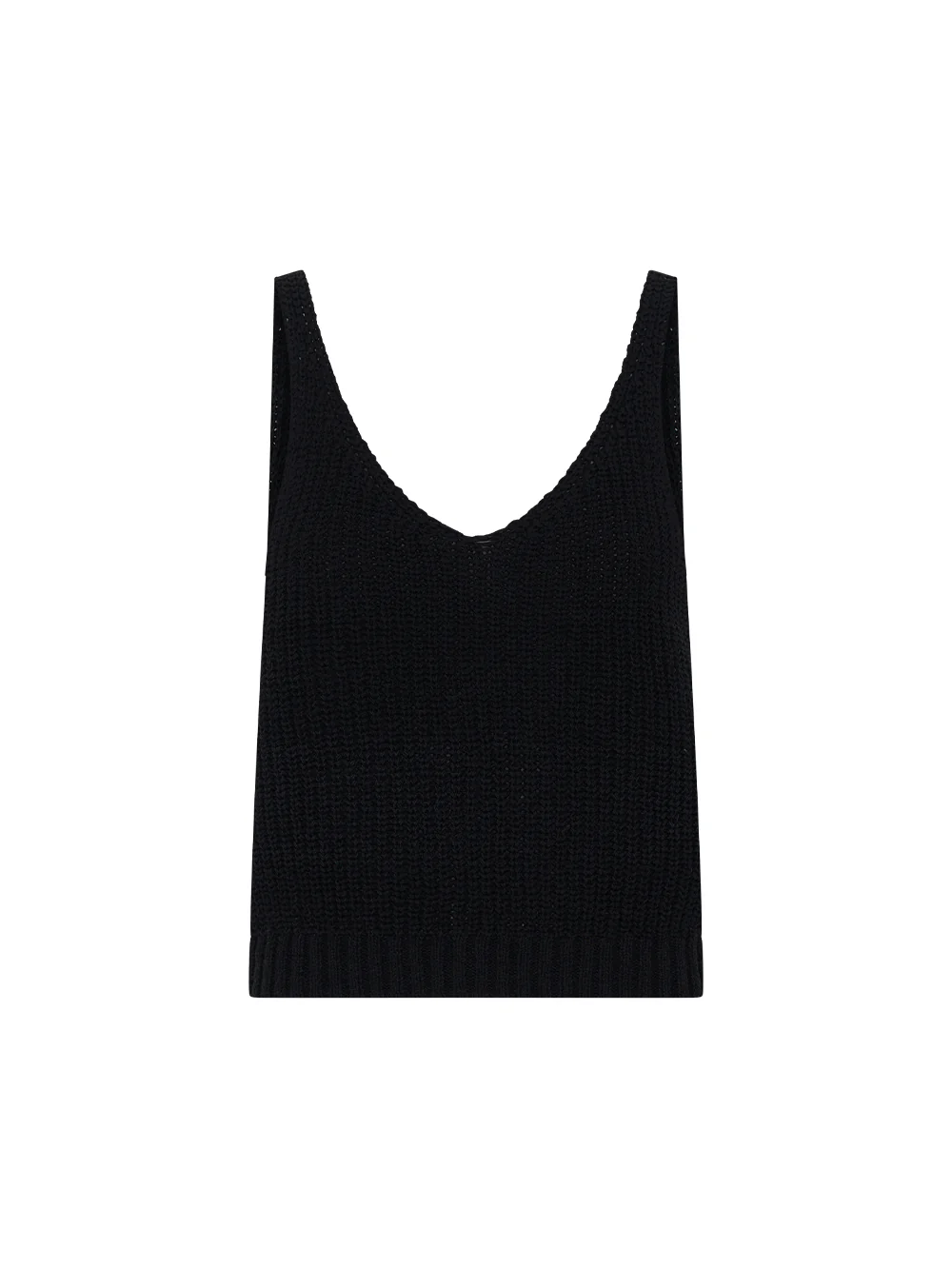 Lana Knit Cami - Black - Image 6
