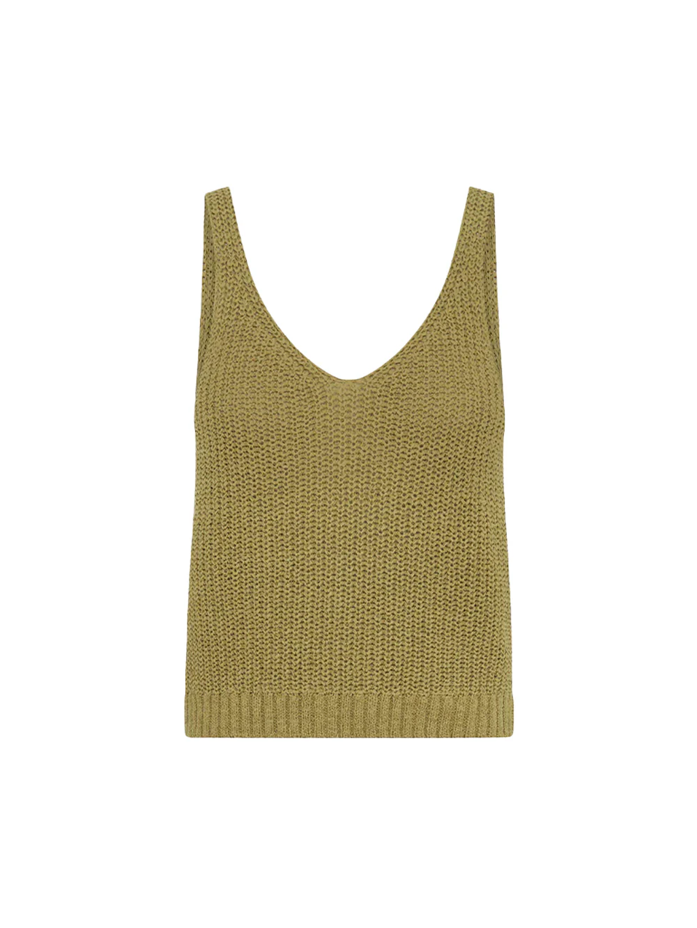 Lana Knit Cami - Khaki - Image 7