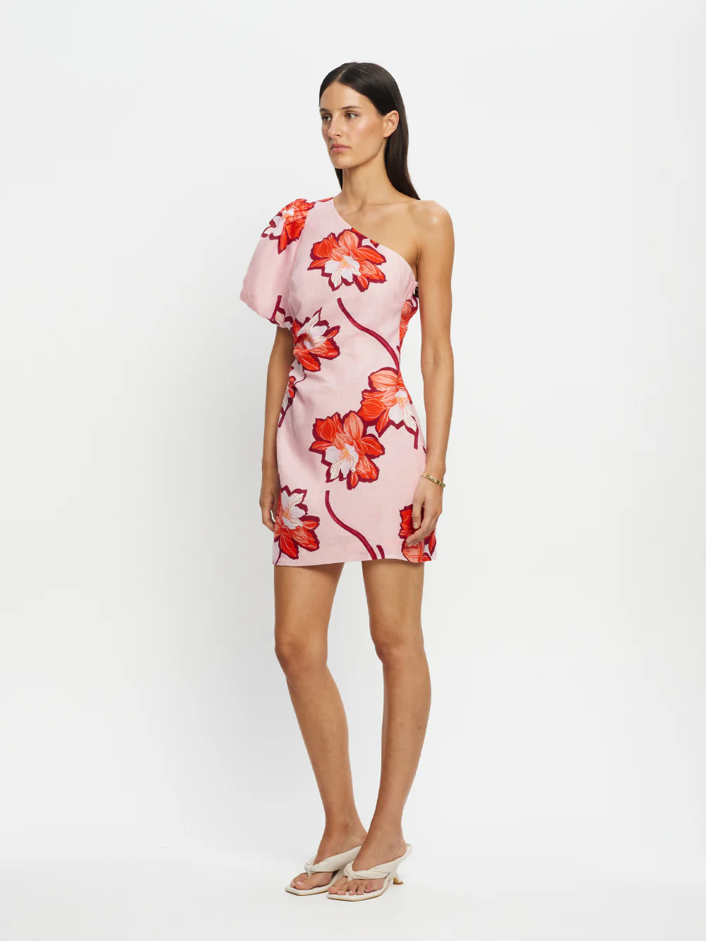 Lani One Shoulder Mini Dress - Image 3