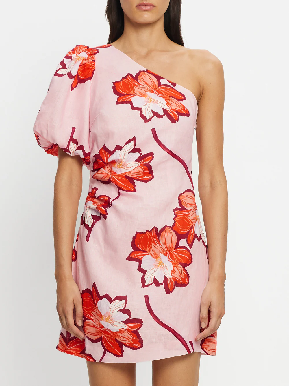 Lani One Shoulder Mini Dress - Image 6