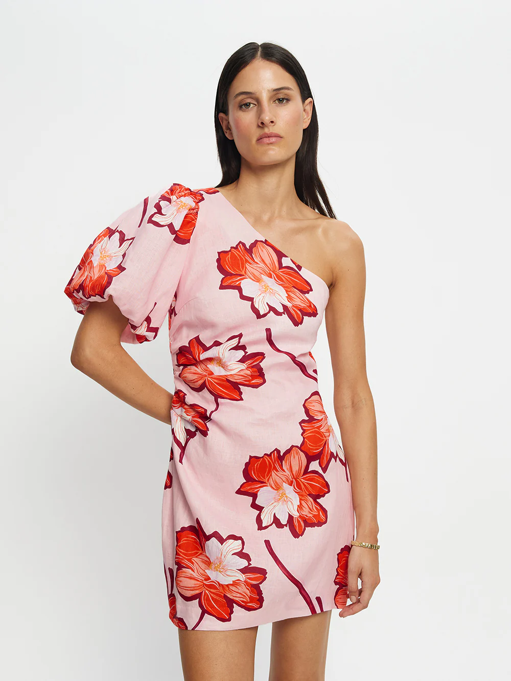 Lani One Shoulder Mini Dress - Image 7