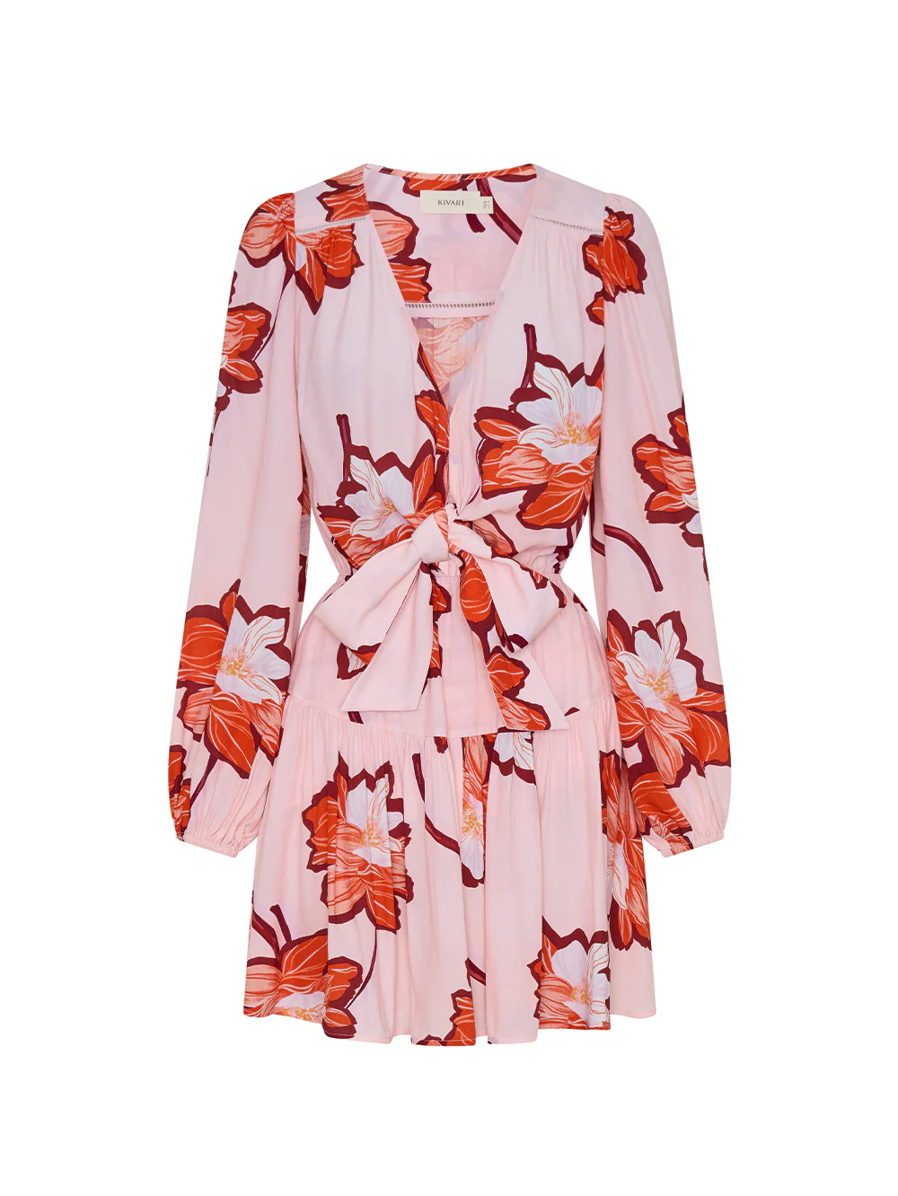Lani Tie Front Mini Dress - Image 7