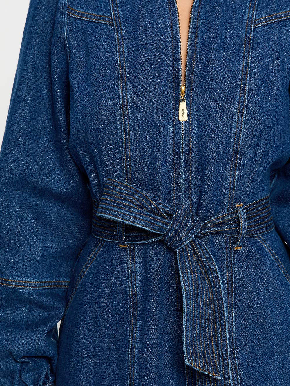 Lourdes Denim Playsuit - Image 4