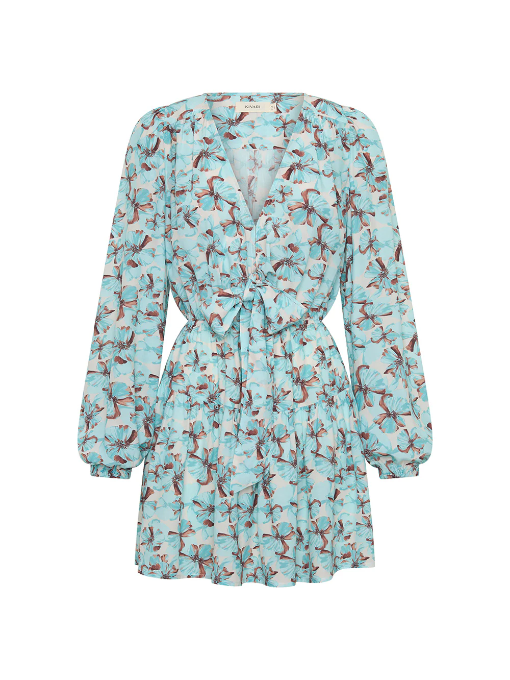 Lydia Tie Front Mini Dress - Image 7