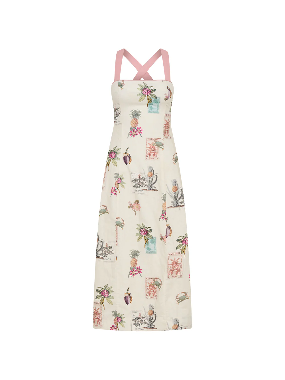 Lyra Tie Back Midi Dress - Image 8