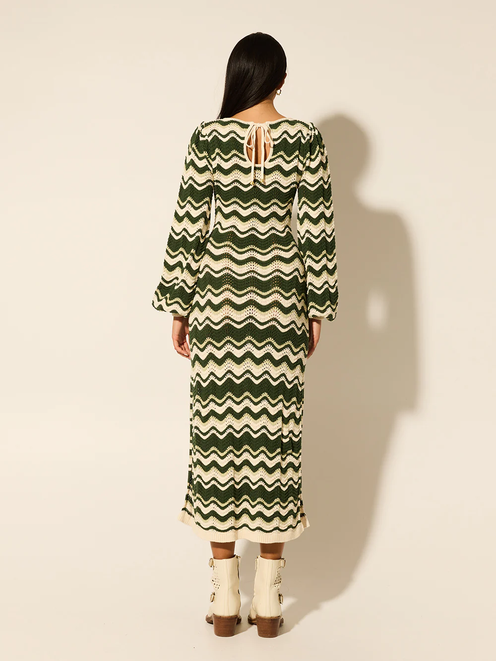 Marcella Knit Midi Dress - Image 3
