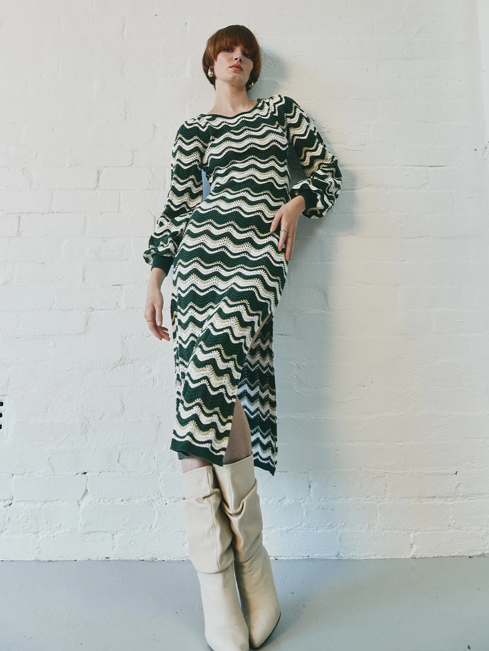 Marcella Knit Midi Dress - Image 6