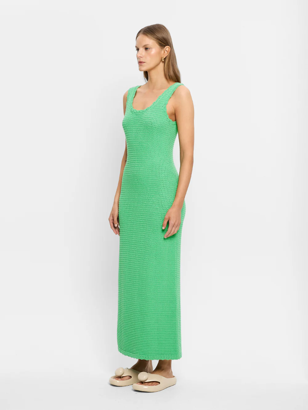 Martina Maxi Knit Dress - Green - Image 2