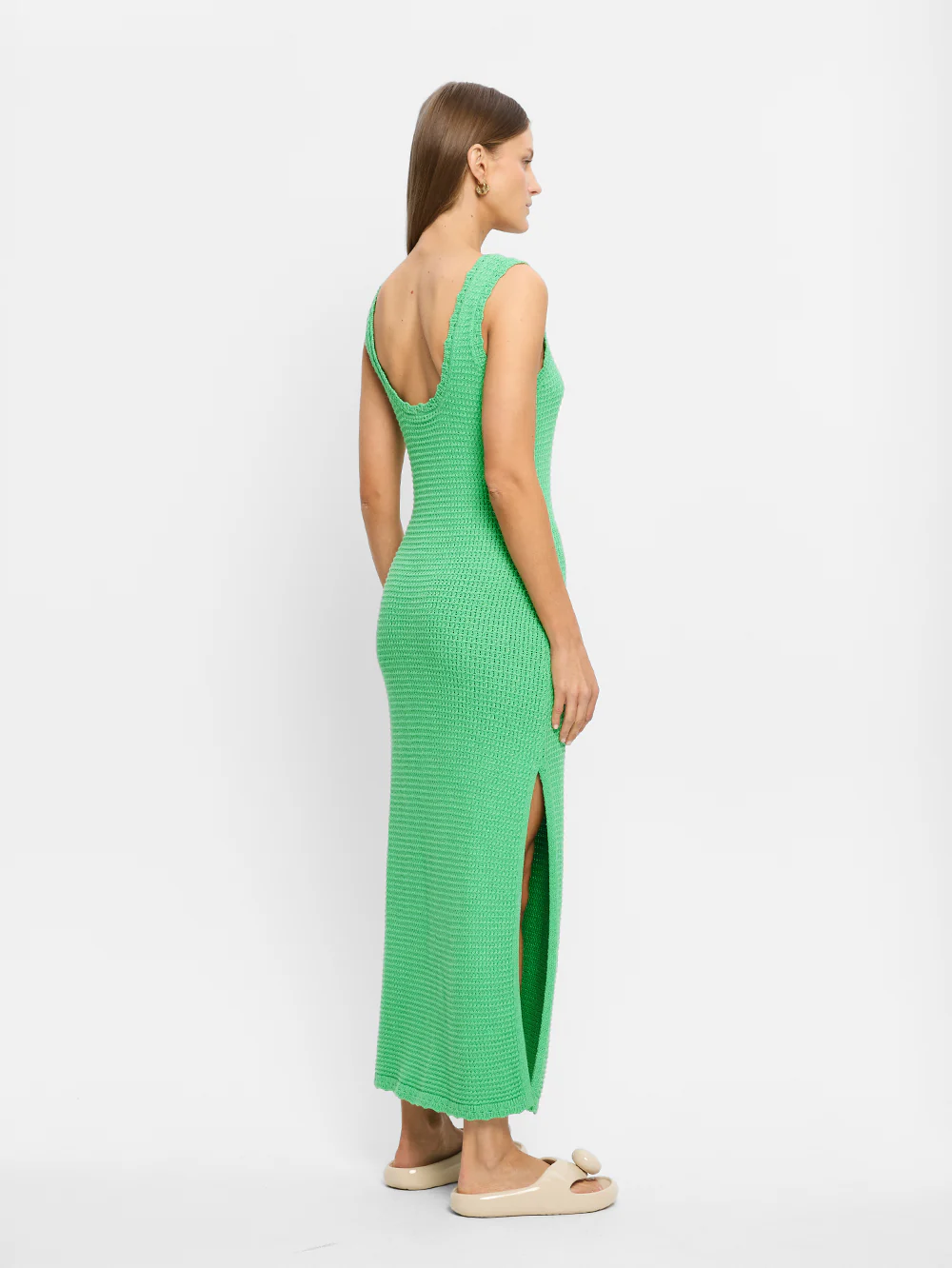 Martina Maxi Knit Dress - Green - Image 3