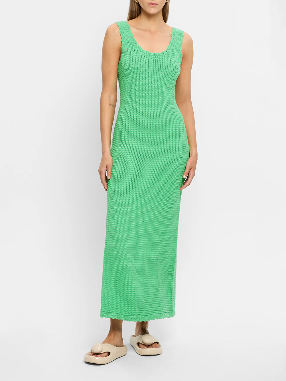 Martina Maxi Knit Dress - Green - Image 6
