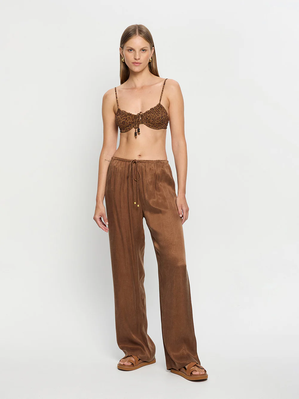 Nicole Gathered Bikini Top - Image 2